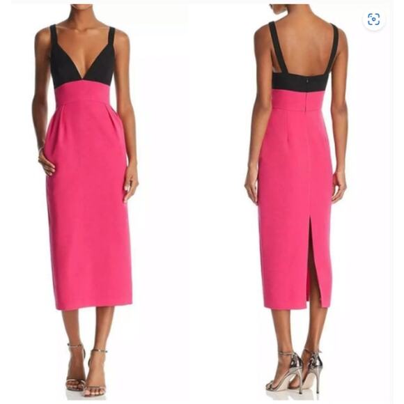 Jill Jill Stuart Begonia Colorblock Two Tone Sheath Dress Size 2 - Picture 2 of 8
